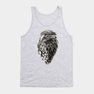 Ornate Tribal Shaman Eagle Print Tank Top